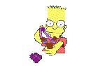 Bart avec son lance-